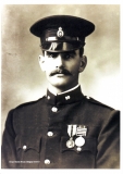George Timothy French (wearing his medals achieved in the Boer War)
