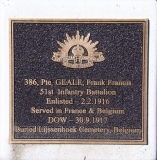 geale Frank Francis - memorial George Town.png