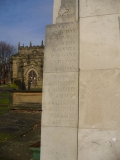 War memorial - detail