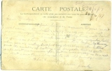 postcard sent to his sister Peg (2v)