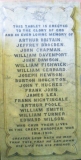 Memorial tablet from Patricroft Congregational Church