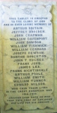 Memorial tablet from Patricroft Congregational Church