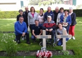  Fourage Jean M L (Family at his grave, May 2018)