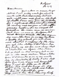 Davids Letter, 29 September 1917