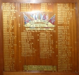 Memorial board in Tumut