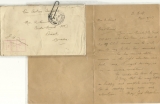 JR Hunt (Letter 9 November informing John has been wounded)