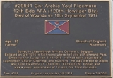 Plaque at Soldier\'s Memorial Avenue