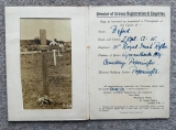 original wooden cross
