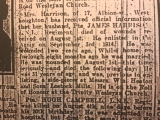 newspaper clipping