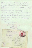 Hall William John - Letter from Chaplain A McRae (26 April 1916, 2nd part)