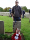 Hartington John Ernest (school captain Will Webster laid a wreath on the grave of his predecessor, in 2004)