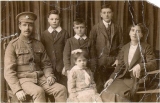 Ray Edward John (sons from left to right: Jack, Albert and Edward John; daughter Lily and Ellen, his wife