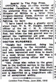 Tanner Arthur William (London Free Press, June 1916)