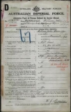 BURRIDGE WILLIAM JOHN (attestation paper)