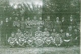 Mottram Henry (Third from left in front row, Havelock Football Club, 1910)