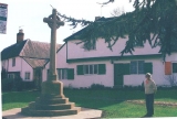 LEGGATT ERNEST ALBERT (war memorial of Shalford, with niece Brenda on the right)