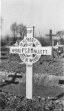 MALLETT CECIL PERCY (original wooden cross)