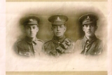 ADAMS CHARLES EDWARD (in the middle, his brother John on the right and brother George to the left)