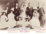Egan Augustine (wedding photo of Mary and John McCarron, Augustine's sister; Augustine is 2nd on the left)